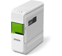 Epson LabelWorks LW-C410 - Imprimante d'étiquettes - transfert thermique - Rouleau (1,8 cm) - 180 dpi - jusqu'à 9 mm/sec - Bluetooth - outil de coupe - blanc