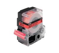 Epson LC-7RBP9 - Étiquettes pour bandes magnétiques - noir pastel sur rouge - Rouleau (3,6 cm x 9 m) 1 rouleau(x) - pour LabelWorks LW-1000P, LW-900P