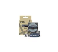 Epson LK-5HWJ LabelWorks - Transfert thermique - Étiquettes 1.8cm - Finition Mate - Compatible LW-C410 - Couleur Marine/Blanc - Référence C53S672085