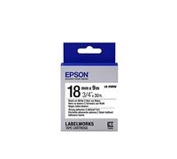 EPSON LK-5WBW - Ruban adhesif fort 18mmx9m - Noir sur Blanc