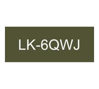 Epson Cartouche d'étiquetage LK-6QWJ compatible LabelWorks LW-C610 24 mm Mat Kaki/Blanc