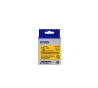 Epson LK-7YBA21 Ruban Thermorétrécissant Noir/Jaune Diamètre 21mm x 2.5m pour LabelWorks (LW-1000P, LW-300, LW-400, LW-600P, LW-700)