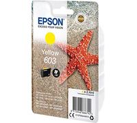Epson Lot de 10 Cartouches d'encre d'origine XP-2100, 3100, 4100 / WF-2830DWF, 2850DW - N° 603 Jaune