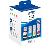 Epson - Lot de 4 - Noir, Jaune, Cyan, Magenta - Originale - Cartouche d'encre - pour EcoTank ET-15000, 2700, 2750, 2751, 2756, 3700, 3750, 4750 ; Expression ET-2700, 2750, 3700