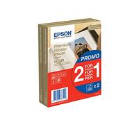 EPSON® Lot de 80 feuilles de papier photo brillant de qualité supérieure pour imprimante à jet d'encre Blanc brillant 10 x 15 cm 255 g/m²