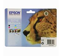 Epson Multipack "Guépard" (T0715) - Encres DURABrite Ultra N, C, M, J