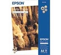 Epson Matte Paper Heavy Weight, DIN A4, 167 g/m², 50 feuilles - Papier photo dIN a4, 167 g/m², 50 feuilles, A4, mat, blanc, 309 x 221 x 18 mm)
