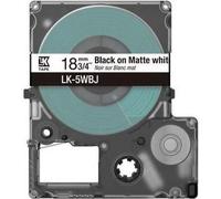 Epson Matte Tape - blanc mat / écriture noire 18 mm