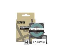 Epson Modèle Du Produit : Matte Tape White/Black 24mm 8m Lk-6wbj