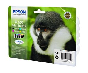 Epson Monkey Encre DURABrite Ultra multipack 4 couleurs Singe T0895