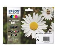 Epson Multipack 18XL "pâquerette" - Pack de 4 - noir, jaune, cyan, magenta - original - 31.3 ml