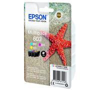 Epson Multipack 3-colours 603 Ink, Rendement standard, Cyan, Magenta, Jaune, 2,4 ml, 1 pièce(s), 130 pages, Multi pack C13T03U54010