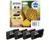 Epson 604XL cartouche d'encre 4 pièce(s) Original Rendement élevé (XL) Noir, Cyan, Magenta, Jaune