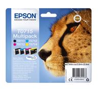 Epson Multipack "Guépard" (T0715) - Encres DURABrite Ultra N, C, M, J