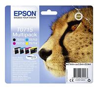 Epson Multipack "Guépard" (T0715) - Encres DURABrite Ultra N, C, M, J
