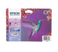 Epson Hummingbird Multipack "Colibri" (T0807) - Encres Claria N, C, M, J, Cc, Mc