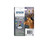 EPSON Multipack T1306 - Cerf - Cyan, Magenta, Jaune (C13T13064012)