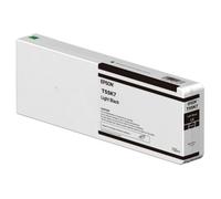 Epson - Cartouche d'encre traceur T55K7 Noir pâle 700 ml pour SureColor SC-P6000/P7000/P8000/P9000