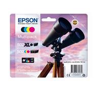 Epson Multipack 4 Couleurs 502 XL BK Sec, C13T02W94020 (BK Sec)