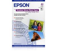 Epson Pap Photo Premium Glacé A3 (20f./255g), Gloss, 255 g/m², A3, Blanc, 20 feuilles, Epson Stylus Office B1100 Epson Stylus Office T1100 Epson Stylu