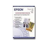 EPSON Papier Photo Aquarelle A3+ 190g 20 Feuilles