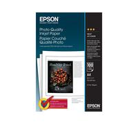 Epson Papier Jet d'Encre Photo Quality A4, 102 g/m², Finition Mate, 100 Feuilles - Compatible WorkForce/SureColor/Expression - Réf. C13S041061