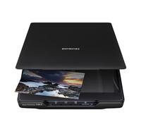 EPSON Perfection V39 II | Scanner photo et document - 4800 DPI, alimenté par USB, ultra-compact, correction facile des photos, numérisation dans le nuage, boutons à une touche