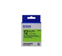EPSON POS Cartouche d'étiquettes Epson fluorescentes LK-4GBF Noir/Vert 12mm (9m) (C53S654018)