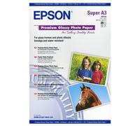 Epson Premium - Brillant - Super A3/B (330 x 483 mm) - 255 g/m² - 20 feuille(s) papier photo - pour SureColor SC-P700, P7500, P900, P9500, T2100, T3100, T3400, T3405, T5100, T5400, T5405