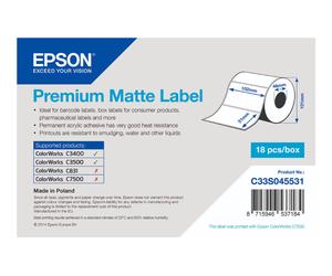 Epson Premium - Étiquettes en forme découpée - 650 étiquette(s) - 102 x 51 mm - C33S045531