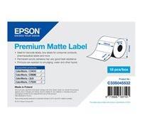 Epson Premium - Étiquettes en forme découpée - mat - 440 étiquette(s) - 102 x 76 mm