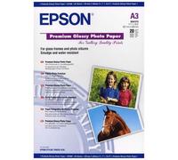 Epson Premium Glossy Photo Paper 255 g, A3 - 20 Drap