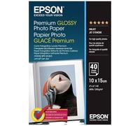 Epson Premium Glossy Photo Paper - Papier Photo Brillant 10 X 15 cm - 40 Feuilles