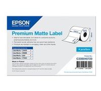 Epson Premium - Mat - adhésif permanent en acrylique - 102 x 76 mm 6280 étiquette(s) (4 rouleau(x) x 1570 Étiquettes en forme découpée - pour ColorWorks C7500, C7500G, CW-C6000Ae, CW-C6000Pe, TM-C7500