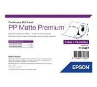 Epson Premium - papier continu pour étiquette - mat - 18 rouleau(x) - Rouleau (7,6 cm x 29 m)