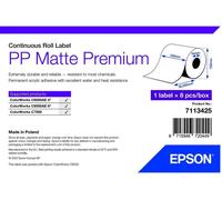 Epson Premium - polypropylène (PP) - mat - adhésif acrylique permanent - rouleau (10,2 cm x 55 m)
