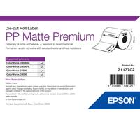 Epson Premium - Polypropylène (PP) - mat - adhésif permanent en acrylique - 105 x 152 mm 800 étiquette(s) (1 rouleau(x) x 800 Étiquettes en forme découpée