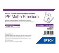 EPSON PP Matte Label 203x152mm 500 étiquettes, Die-Cut Fanfold (7113416)