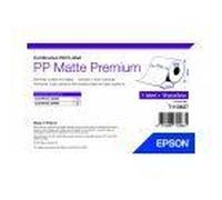 Epson Premium - Polypropylène (PP) - mat - adhésif permanent en acrylique - Rouleau (7,6 cm x 29 m) 18 rouleau(x) papier continu pour étiquette