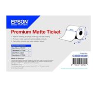 EPSON Rouleau d'étiquettes Premium Matte 80mm x 50m 107g pour TM-C3400