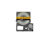 Epson Ruban d'étiqueteuse C53S672075 Noir sur Jaune 18mm pour LabelWorks LW-C410