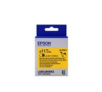 Epson LabelWorks LK-6YBA11 - Noir sur jaune - Roll (1.1 cm x 2.5 m) 1 rouleau(x) tube - pour LabelWorks LW-1000, 300, 400, 600, 700, 900, Z5000, Z5010, Z700, Z710, Z900