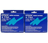 Epson S015056 7763 Bande Original Couleur LQ-860/LQ-1060/LQ-2500/2550 [ X 2 Pz