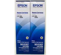 Epson S015307 Bande Original Noir Pour Epson LQ-630/LQ-630S ( X 2 Pièces)