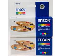 Epson S020138 Cartouche Ink Jet Original Couleur de Stylet 300 (X 2 Emballage