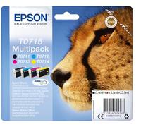 Epson Multipack "Guépard" (T0715) - Encres DURABrite Ultra N, C, M, J