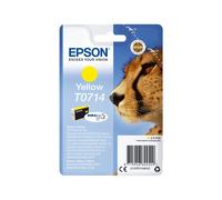 Epson Singlepack Jaune T0714 DURABrite Ultra Ink - Cartouche d'encre à pigments, 5.5ml, 480 pages, pour imprimantes jet d'encre Stylus et Office