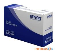 Epson SJIC15P 3 Couleur Pigment Encre Cartouche (Cyan,Magenta,Jaune) - Lot De 2