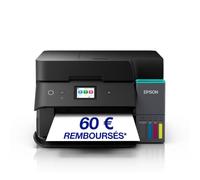 Epson Solution d’Impression A4 EcoTank ET-4955 avec Wi-FI, réservoirs d’Encre AirPrint, Chargeur de Documents, Impression, numérisation, Copie et fax Recto Verso + Jusqu’à 3 Ans d’Encre Inclus