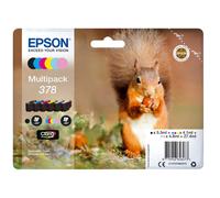 Epson Squirrel Multipack 6-colours 378 Claria Photo HD Ink, Rendement standard, Encre à pigments, 5,5 ml, 4,1 ml, 6 pièce(s), Multi pack C13T37884010
